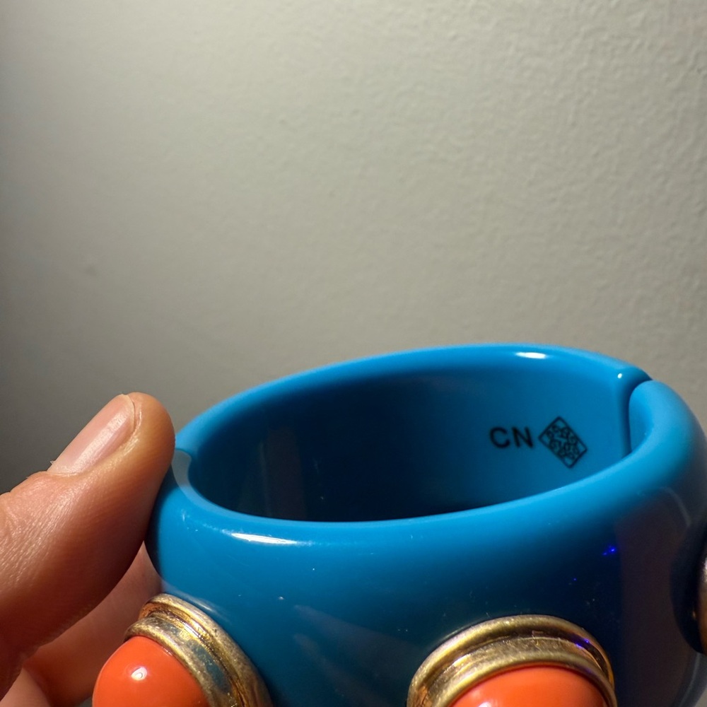 Vintage Funky Chunky Costume Bangle Bracelet - Picture 6 of 6